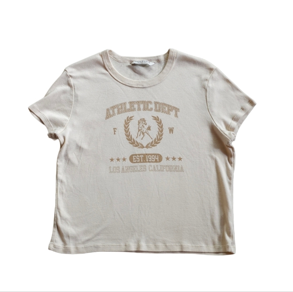 Freeworld Tillys Graphic Tee Cream Extra Large